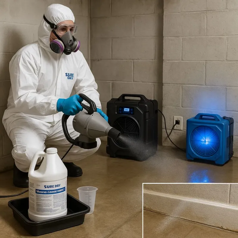 Sanitization and Odor Removal process in Spring Green, WI