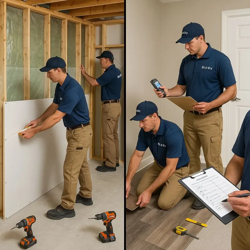 Repairs and Reconstruction process in Spring Green, WI